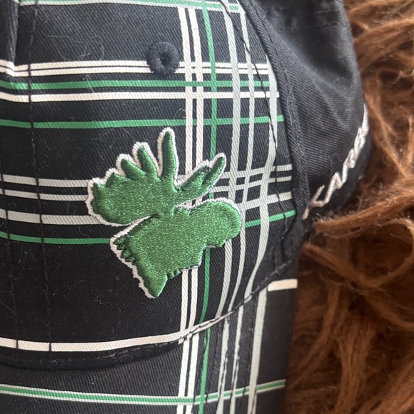 RARE!!! Black/Green Plaid Moosehead Hat. - Picture 2 of 7